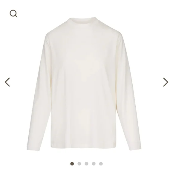 Skims BOYFRIEND LONG SLEEVE T-SHIRT - Picture 1 of 7